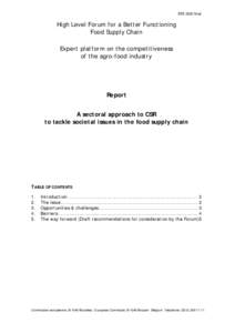 EP2.008 final  High Level Forum for a Better Functioning Food Supply Chain Expert platform on the competitiveness of the agro-food industry