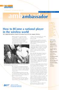 BCIT ~ Alumni Ambassador - Summer 2002