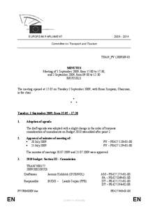 Jaromír Kohlíček / Inés Ayala / Christine de Veyrac / Eva Lichtenberger / Committee on Transport and Tourism / Dirk Sterckx / European Parliament / Mathieu Grosch / Saïd El Khadraoui / MEPs for Belgium 1999–2004 / MEPs for Belgium 2004–2009 / MEPs for Belgium 2009–2014