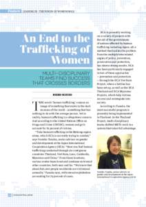 Feature  LEANING IN - THE POWER OF WOMENOMICS - An End to the Trafficking of