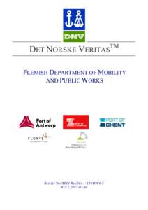TM  DET NORSKE VERITAS FLEMISH DEPARTMENT OF MOBILITY AND PUBLIC WORKS