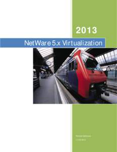 2013 NetWare 5.x Virtualization