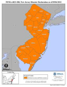 FEMA-4021-DR, New Jersey Disaster Declaration as of[removed]NY Sussex CT