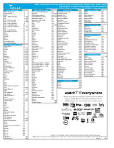 High-definition television / Satellite television / Starz / HBO / Encore / Showtime / High-definition television in the United States / Cinemax / IO Digital Cable Service / Television / Broadcasting / Starz Entertainment Group