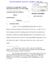 Case 1:08-cr[removed]SAS Document 48  Filed[removed]Page 1 of 20 UNITED STATES DISTRICT COURT SOUTHERN DISTRICT OF NEW YORK