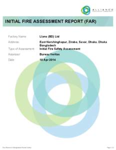 INITIAL FIRE ASSESSMENT REPORT (FAR) Factory Name: Llano (BD) Ltd  Address: