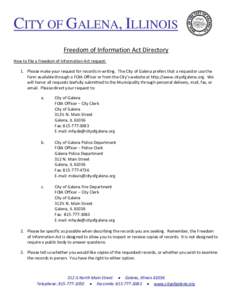 Freedom of Information Act Directory