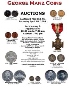 AUCTIONS Caracalla. 213 BC. Denarius. Auction & Mail Bid #6, Saturday April 18, 2009.