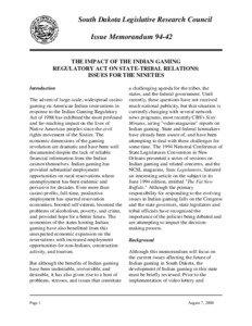 Indian Gaming Regulatory Act / Native American gaming / Indian reservation / National Indian Gaming Commission / Gaming control board / Tribal sovereignty in the United States / Native Americans in the United States / Tribal-state compacts / Alabama people / Law / United States / Government