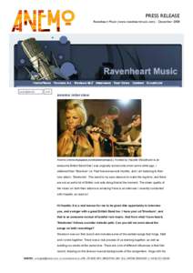 PRESS RELEASE Ravenheart Music (www.ravenheartmusic.com) - December 2008 your@email  join