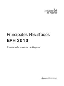 Primera parte EPH por Departamentos 2005