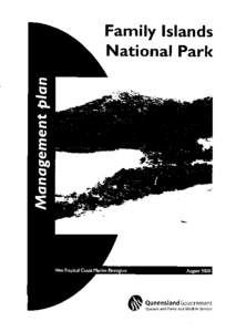 Family Islands National Park Management Plan