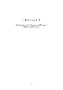 ‫ ޣ‬Reference 1 ‫ޤ‬ A Comparative Study of Japanese and European Olfactometry Standards 117