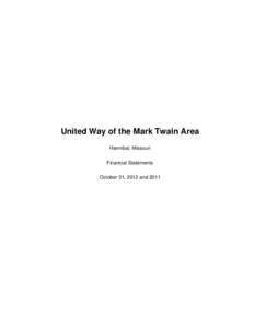 Microsoft Word - United Way of Mark Twain - Reportdoc