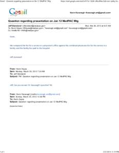 Internet privacy / Webmail / Medicare Payment Advisory Commission / Kevin Hayes / Kavanagh / World Wide Web / Computing / Internet / Cross-platform software / Web 2.0 / Gmail