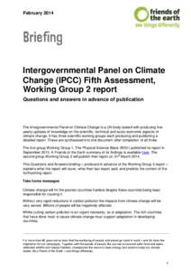 February[removed]Intergovernmental Panel on Climate