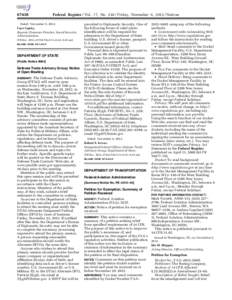 [removed]Federal Register / Vol. 77, No[removed]Friday, November 9, [removed]Notices Dated: November 5, 2012. Faye Lipsky,