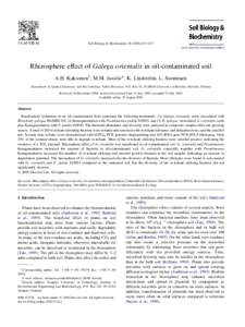 Soil Biology & Biochemistry[removed]–827 www.elsevier.com/locate/soilbio