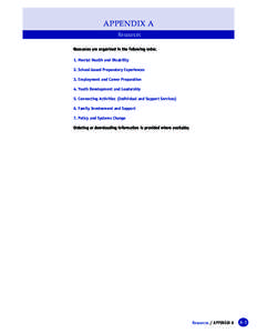 Education in the United States / Education / NICHCY / Bazelon Center for Mental Health Law / Developmental disability / Wraparound / Mental health / Disability / Substance Abuse and Mental Health Services Administration / Health / Special education / Medicine