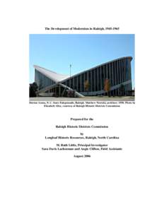 Geography of the United States / American architecture / Raleigh /  North Carolina / Cameron Village / Research Triangle / Wake County /  North Carolina / Henry L. Kamphoefner House / Henry L. Kamphoefner / Ritcher House / Geography of North Carolina / Research Triangle /  North Carolina / North Carolina