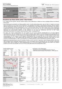 AS Création (CDAX, Personal & Household Goods) Wertindikatoren: Buy EUR