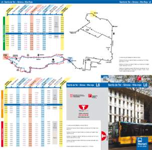 L6 Sarrià de Ter Girona Vila-Roja  Sarrià de Ter Girona Vila-Roja L6