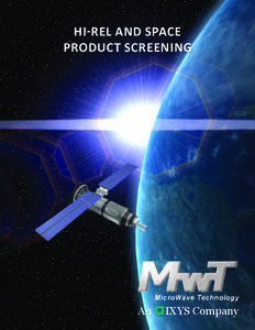 Semiconductor devices / Semiconductors / MIL-STD-883 / Compound semiconductors / Inorganic compounds / Reliability / United States Military Standard / Transistor / Gallium arsenide / Chemistry / Electronic engineering / Electronics