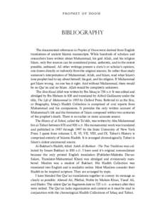 Hadith / Sahih al-Bukhari / Hadith terminology / Prophetic biography / Ibn Ishaq / Muhammad al-Bukhari / Ibn Hisham / Muhammad Fuad Abdul Baqi / Amin Ahsan Islahi / Islam / Muhammad / Science of hadith