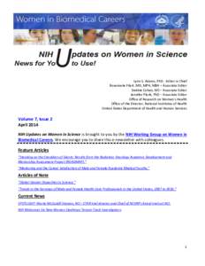 Newsletter Volume 6 Issue 6 April 2014