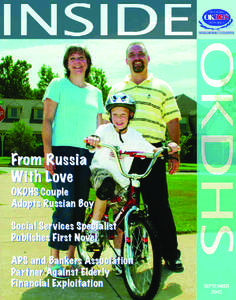 From Russia With Love OKDHS Couple Adopts Russian Boy Social Services Specialist Publishes First Novel