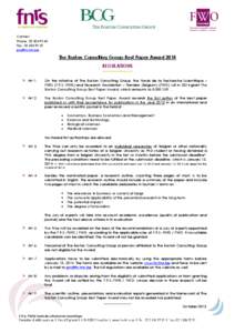 Contact Phone : [removed]Fax : [removed]removed]  The Boston Consulting Group-Best Paper Award 2014