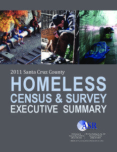 2011 Santa Cruz County  Homeless