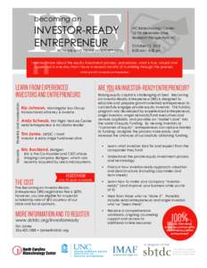IRE becoming an Investor-Ready Entrepreneur