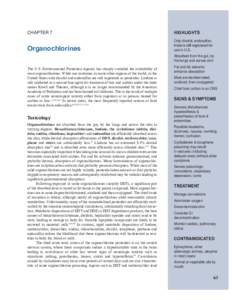 Chemistry / Dieldrin / Lindane / Endosulfan / Dicofol / Pesticide / Hexachlorocyclopentadiene / Organochloride / Organophosphate / Endocrine disruptors / Environment / Medicine