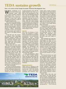 TEDA sustains growth  Offering Part 1 of a series on the Tianjin Economic-Technical Development Area