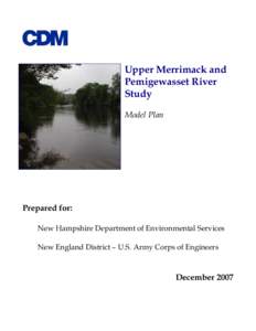 New Hampshire / Pemigewasset River / Merrimack River / Water quality modelling / Computer simulation / Franklin /  New Hampshire / Science / Geography of the United States / Storm Water Management Model / United States Environmental Protection Agency
