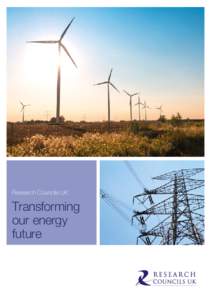 Research Councils UK  Transforming our energy future