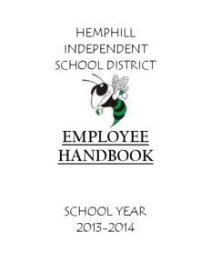 HEMPHILL INDEPENDENT SCHOOL DISTRICT EMPLOYEE HANDBOOK