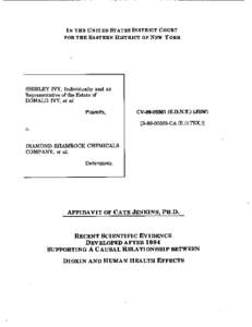 IN THE UNITED STATES DISTRICT COURT FOR THE EASTERN DISTRICT OF NEW YORK SHIRLEY IVY, Individually and as Representative of the Estate of DONALD IVY, et al.