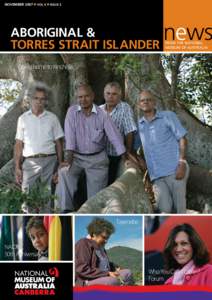 NOVEMBER 2007 ■ VoL 4 ■ Issue 2  Aboriginal & Torres Strait Islander  news