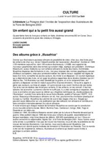 Microsoft Word - Arikel Le Soir 2003.doc