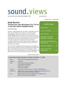 the newsletter of the Puget Sound Chapter of STC  www.stc-psc.org volume 9, issue 2 ~ nov/decBook Review:
