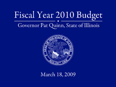 Reform. Responsibility. Recovery. Governor Pat Quinn, State of Illinois TABLE OF CONTENTS 3