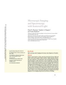 Fiber-optic communications / Spectroscopy / Light / Rayleigh scattering / Light scattering / Mie scattering / Transparency and translucency / Attenuation / Microscopy / Physics / Scattering / Visibility