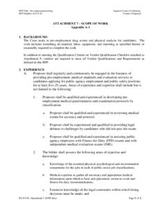 Auctioneering / Outsourcing / Procurement / Request for proposal / Sales / Employment / Statement of work / Business / Management / Psychological testing