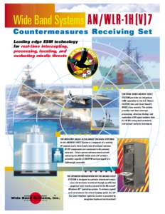 Wide Band Systems AN/WLR-1H (V)7 Countermeasures Receiving Set Leading edge ESM technology