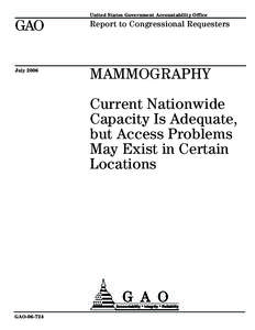 Mammography / Ribbon symbolism / Medical imaging / United States Preventive Services Task Force / Breast cancer / American College of Radiology / Digital infrared thermal imaging in health care / Medicine / Cancer screening / Mammography Quality Standards Act