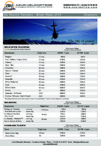 Chamonix / Helipad / Alps / Human geography / Eurocopter EC130 / Eurocopter AS350 / Mont Blanc