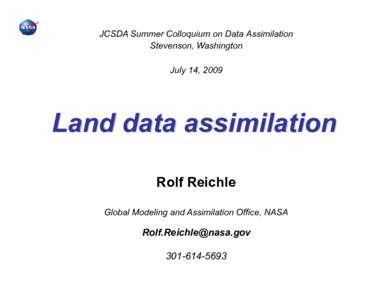 Weather prediction / Hydrology / Advanced Very High Resolution Radiometer / National Oceanic and Atmospheric Administration / Moderate-Resolution Imaging Spectroradiometer / Data assimilation / Aqua / Tropical Rainfall Measuring Mission / Climate / Earth / Atmospheric sciences / Meteorology