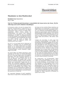 Microsoft Word - Handelsblatt, Reinhold Vetter - Mazedonien vor dem Machtwechse